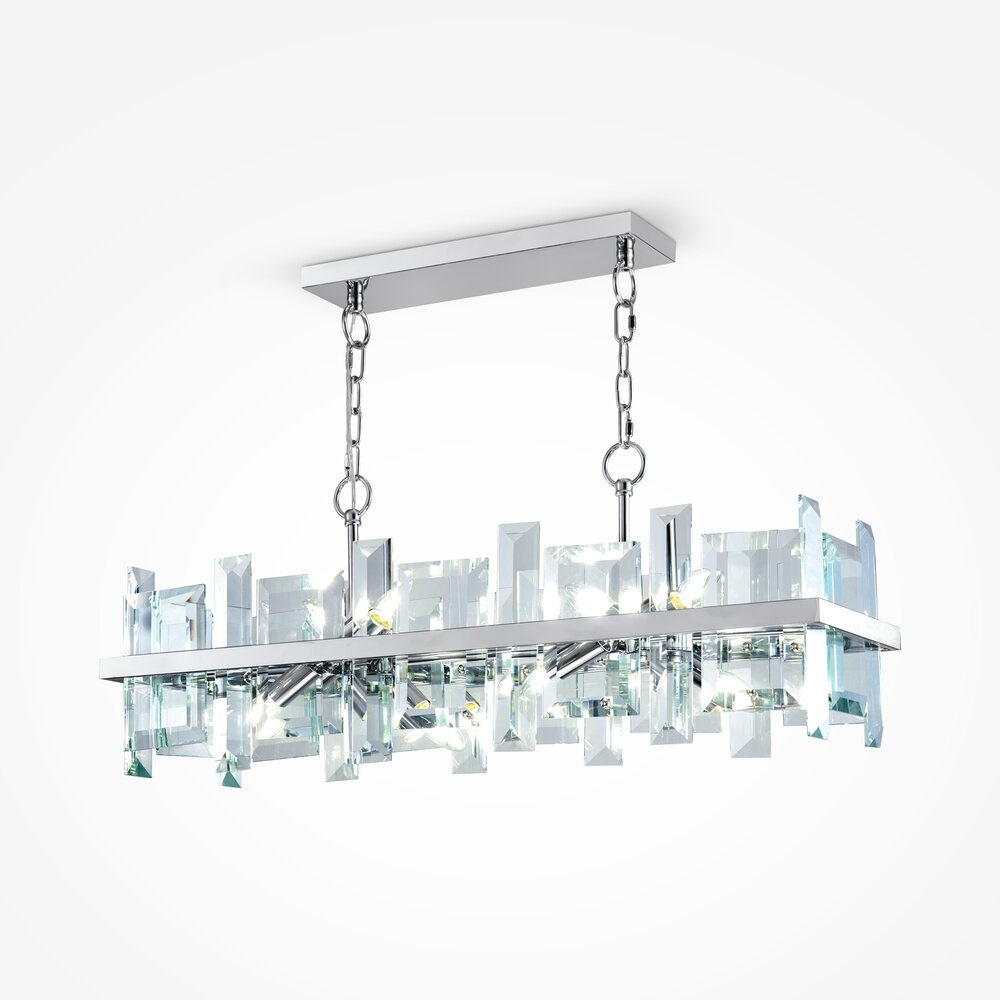 Pendul Maytoni Cerezo crom/transparent 8 becuri