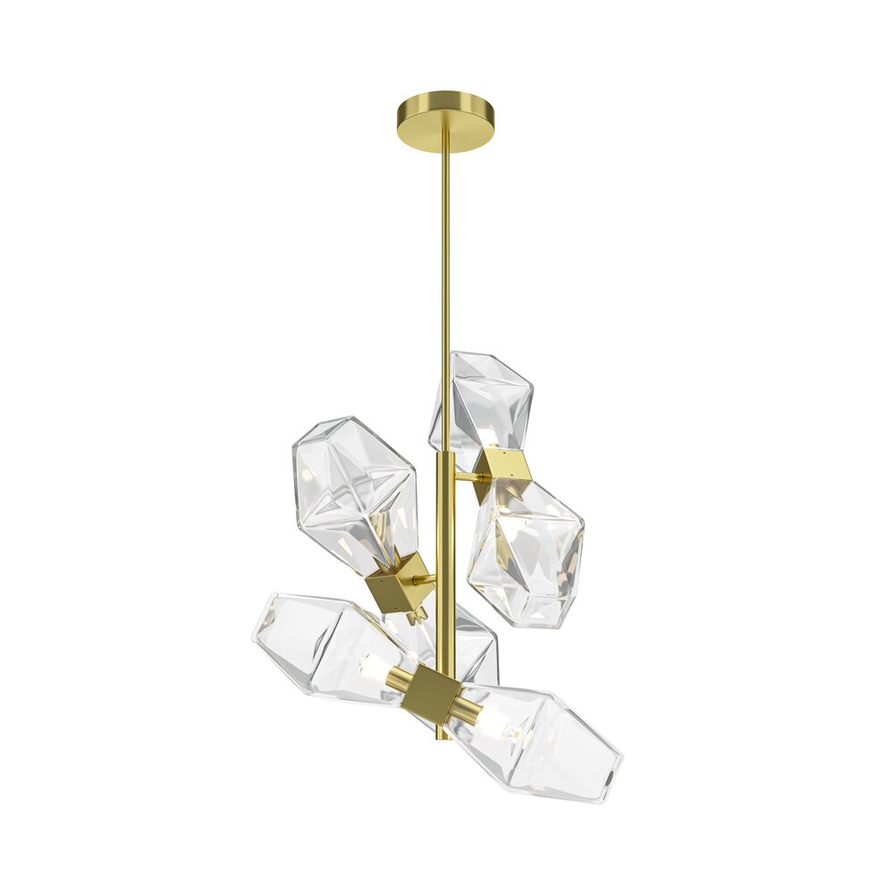 Pendul Maytoni Coctail time auriu/transparent 6 becuri