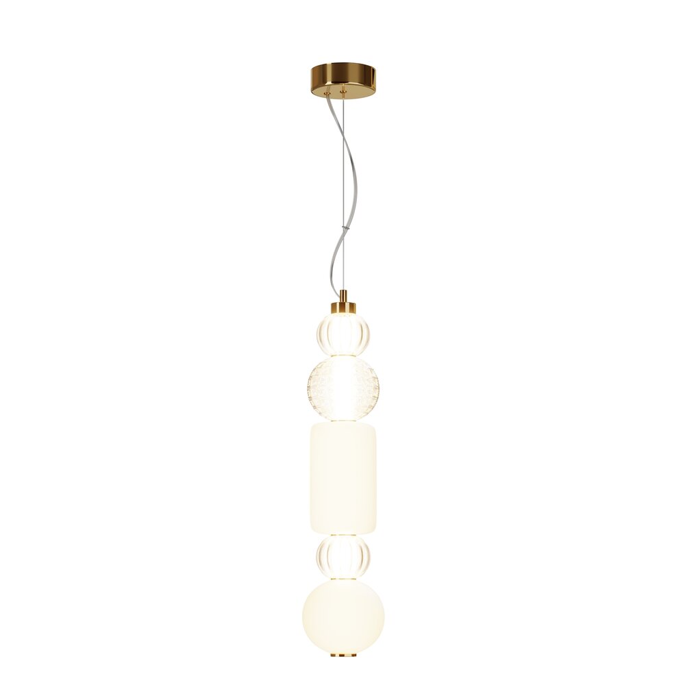 Pendul Maytoni Collar auriu/auriu LED 21 x 75 cm