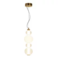 Pendul Maytoni Collar auriu/auriu LED 22.5 x 55.5 cm