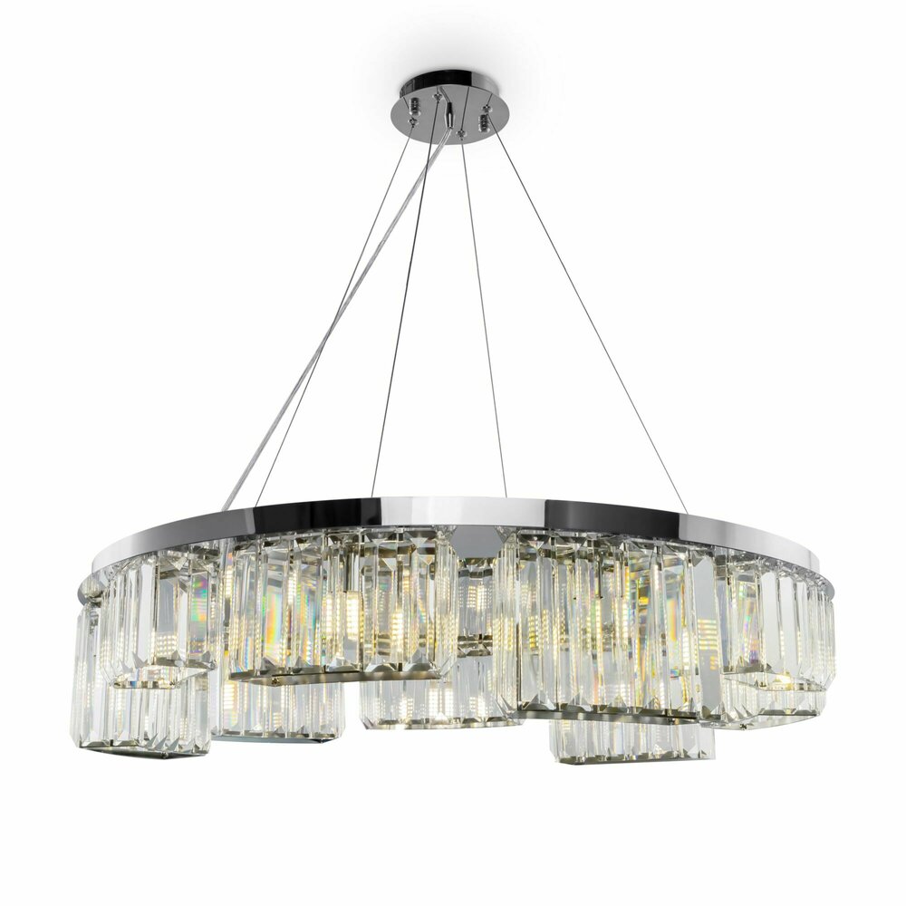 Pendul Maytoni Colline crom 9 becuri