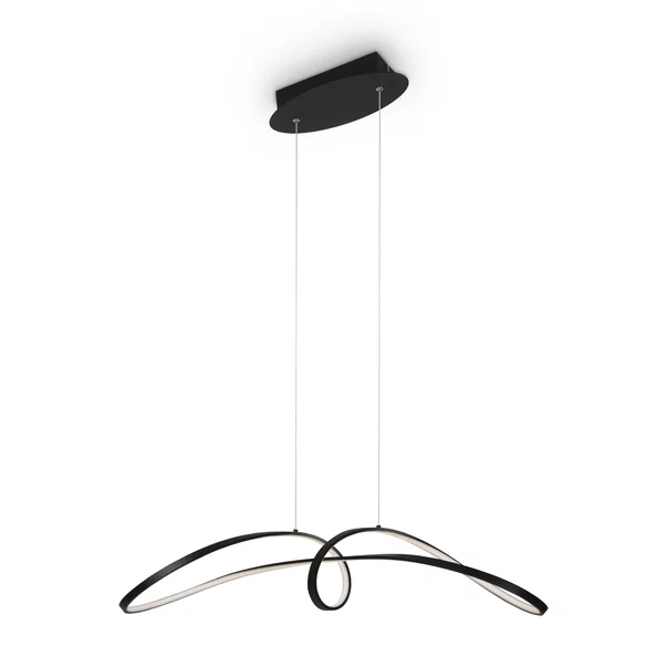 Pendul Maytoni Curve negru/negru LED picture - 2
