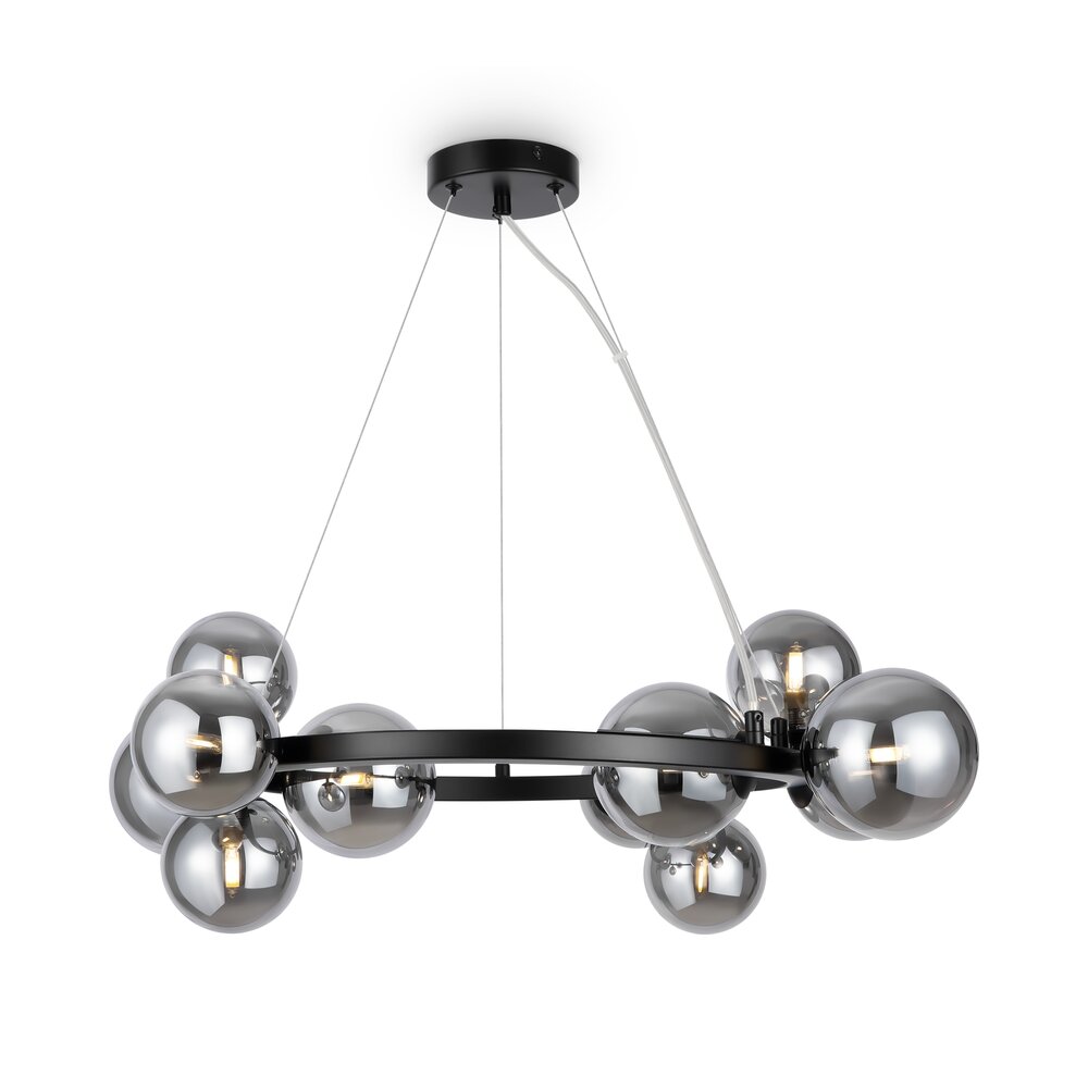 Pendul Maytoni Dallas negru/gri 11 bec