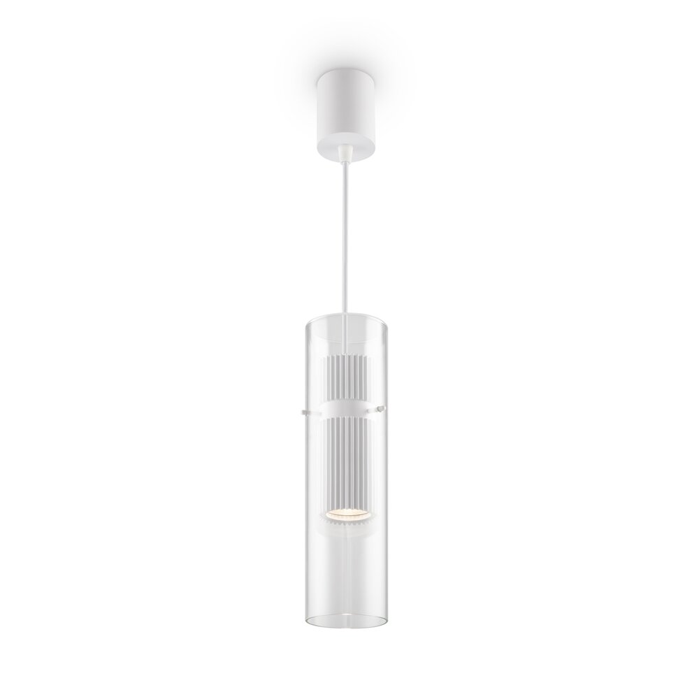Pendul Maytoni Dynamics alb/transparent 1 bec