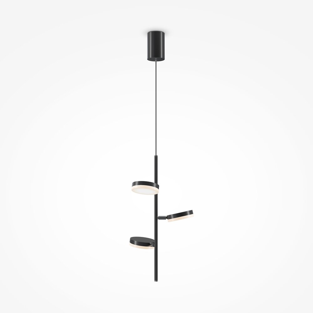 Pendul Maytoni Fad negru/alb LED x 3