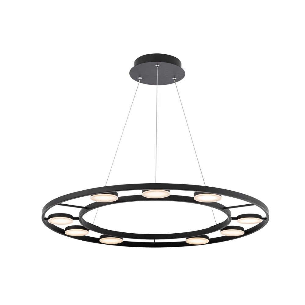 Pendul Maytoni Fad negru/negru LED x 9