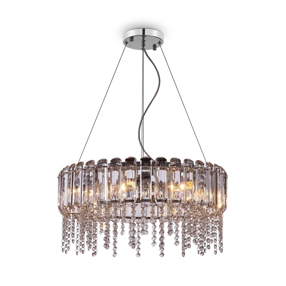 Pendul Maytoni Hail crom/transparent 8 becuri