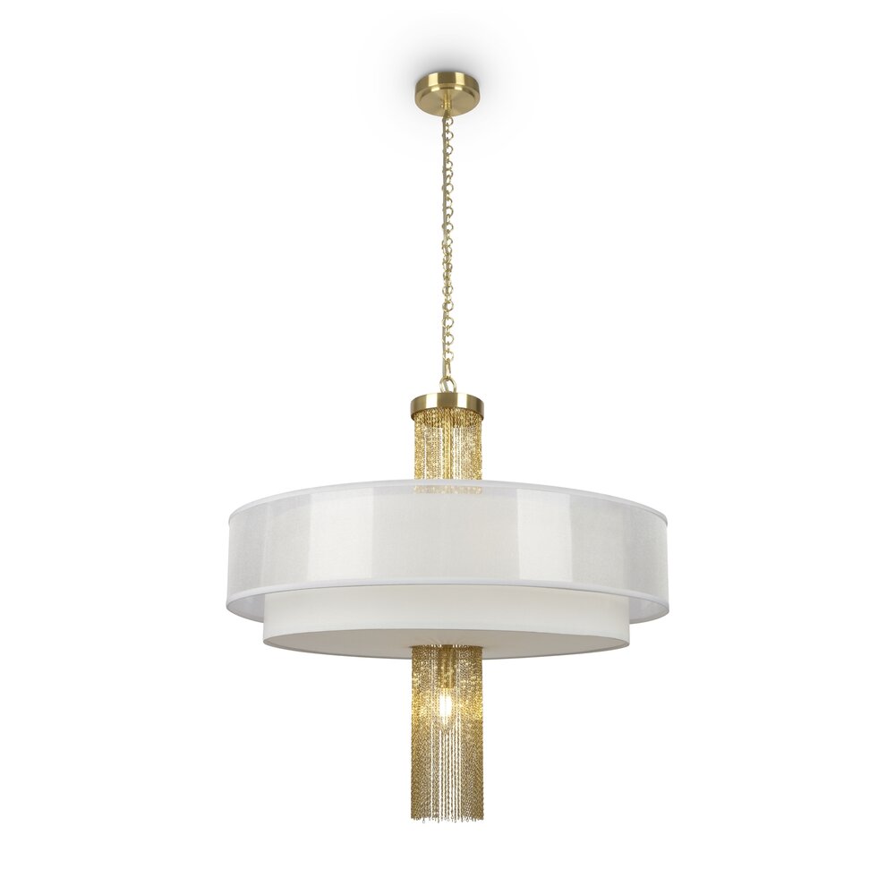 Pendul Maytoni Impressive auriu/alb 5 becuri