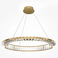 Pendul Maytoni Krone auriu/transparent LED 14.5 x 68.5 cm