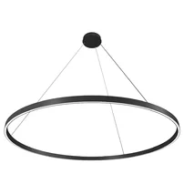 Pendul Maytoni Rim negru LED 9 x 126 cm