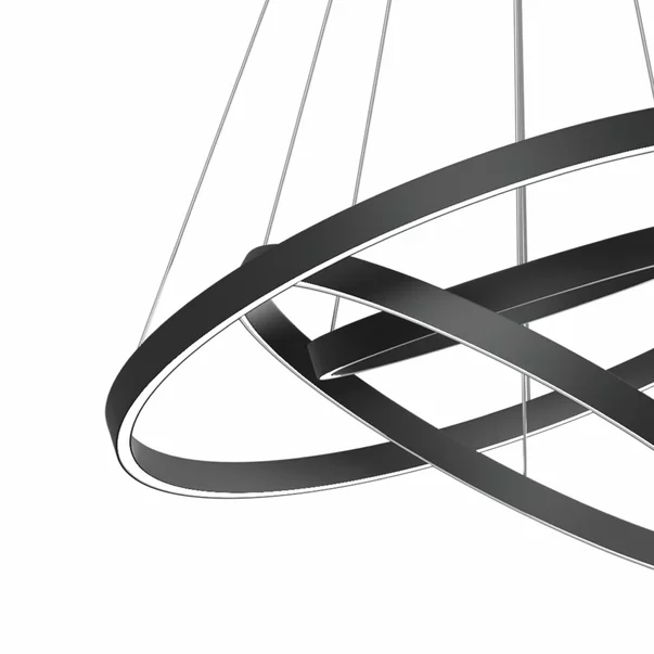 Pendul Maytoni Rim negru LED x 3 picture - 3