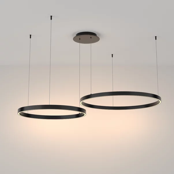 Pendul Maytoni Rim negru/negru LED x 2 picture - 2