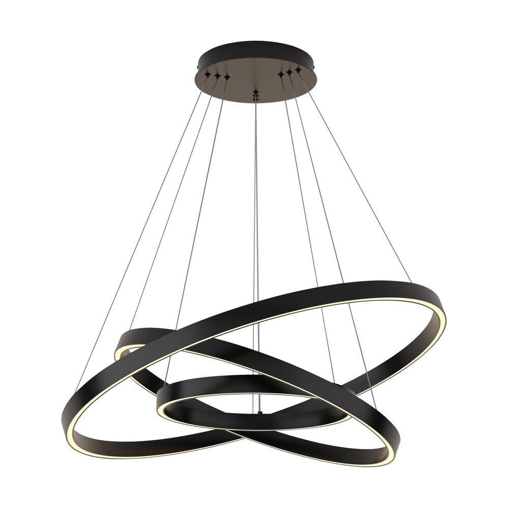 Pendul Maytoni Rim negru/negru becuri 9 x 86.5 cm