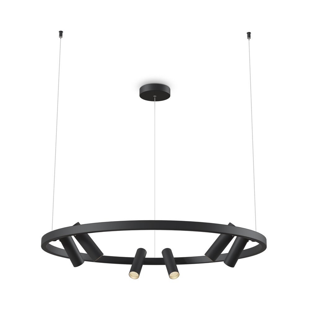 Pendul Maytoni Satellite negru 6 becuri