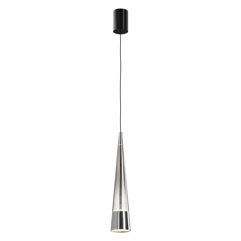 Pendul Maytoni Sintesi crom/transparent LED