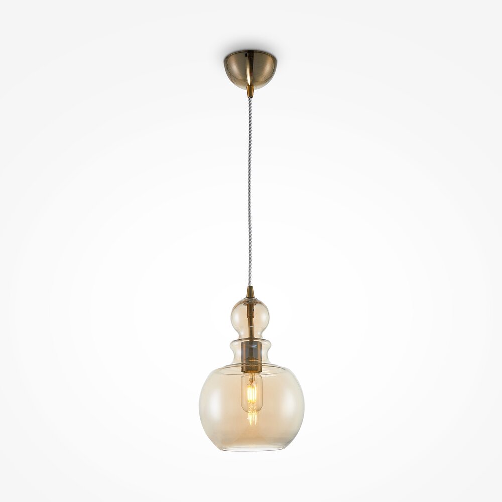Pendul Maytoni Tone bronze/galben 1 bec 40.5 x 27.5 cm