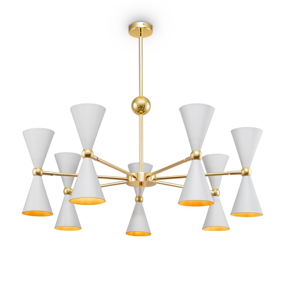 Pendul Maytoni Vesper alb/alb 14 becuri