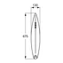 Perete despartitor pentru pisoare Ideal Standard din ceramica alb picture - 4