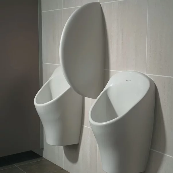 Perete despartitor pentru pisoare Ideal Standard din ceramica alb picture - 3