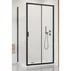 Perete lateral Radaway Alienta 90 cm negru-transparent sticla 5 mm picture - 2