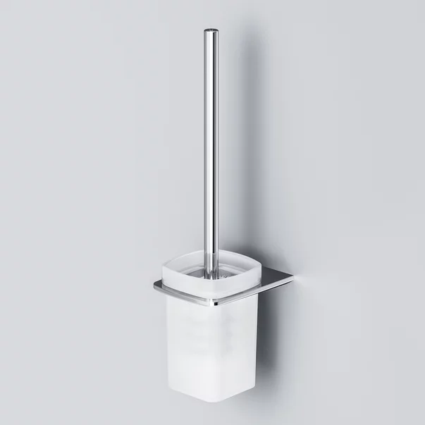 Perie WC cu suport AM.PM Inspire 2.0 crom-sticla mata picture - 4