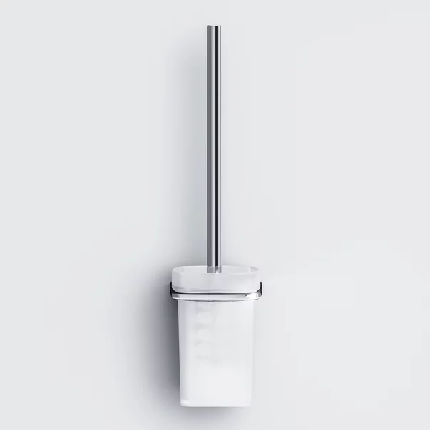 Perie WC cu suport AM.PM Inspire 2.0 crom-sticla mata picture - 6