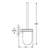 Perie wc negru mat Grohe Essentials picture - 2