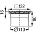 Piesa superioara si capac din inox pentru corp sifon Kessel Oval System 100 picture - 3