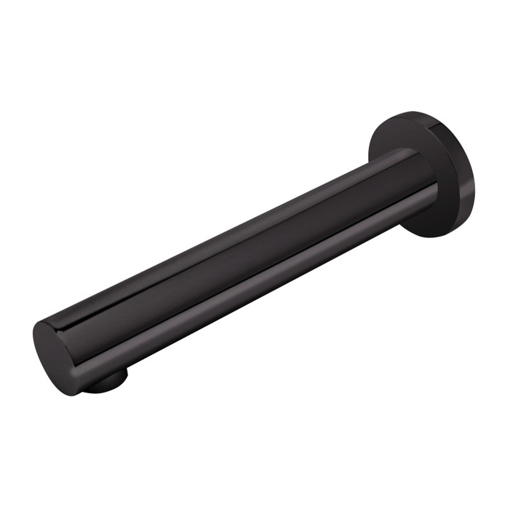 Pipa cada FDesign Inula design rotund negru mat 20 cm