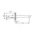 Pipa cada Grohe Lineare 17 cm crom periat Supersteel picture - 2