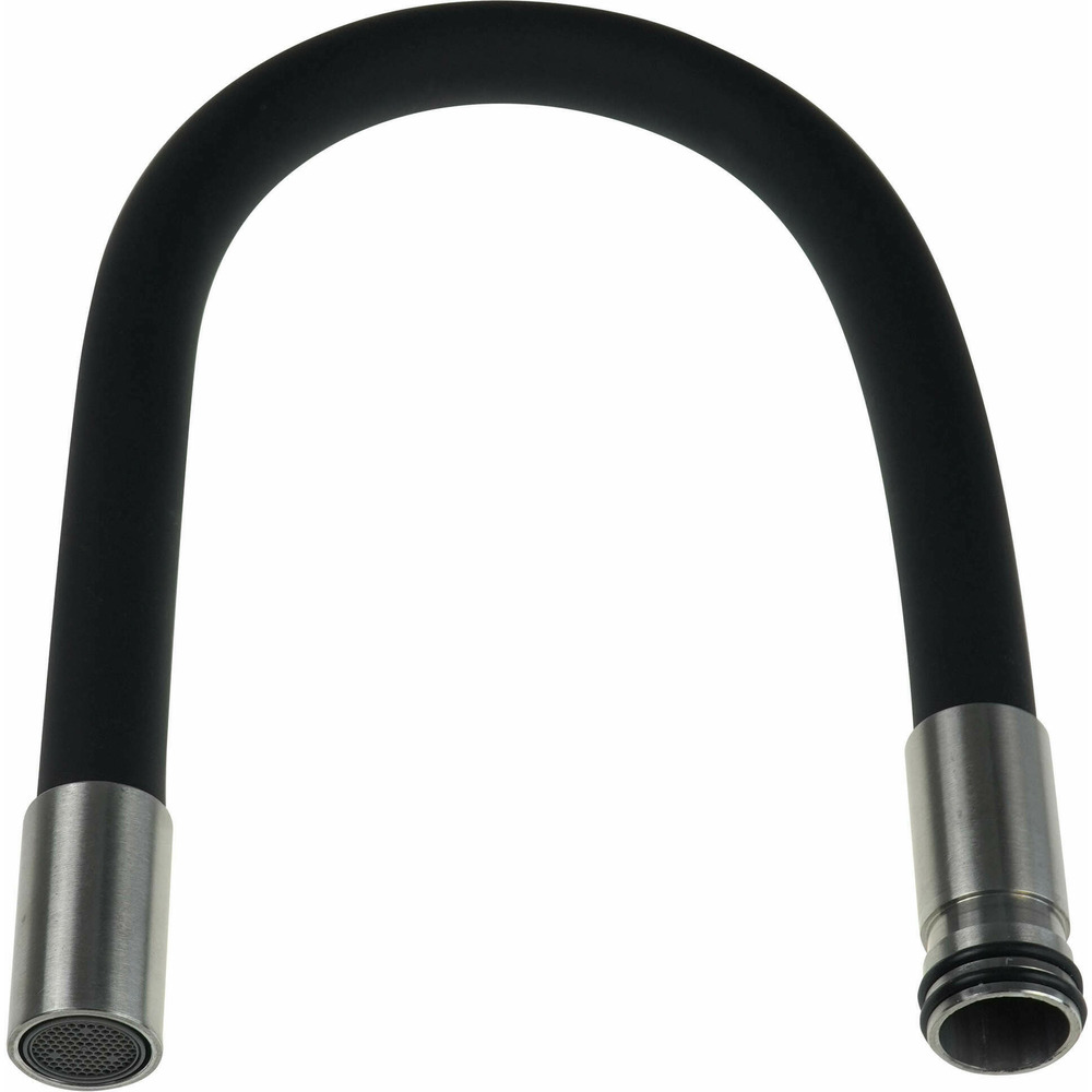 Pipa flexibila pentru baterii bucatarie Deante Luno negru/inox