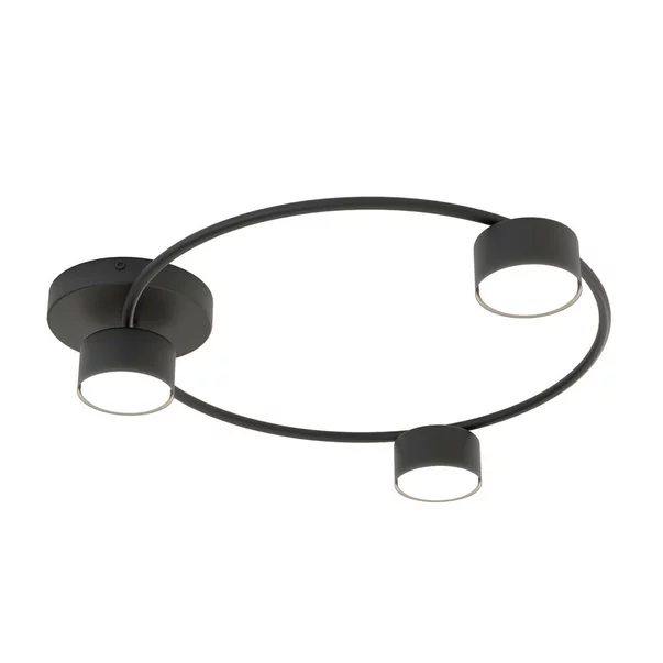 Plafoniera Emibig Lucio 3 BL negru mat GX53 picture - 3