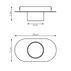 Plafoniera Emibig Stilo 1 BL negru mat LED GX53 picture - 6