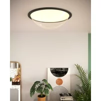 Plafoniera Maxlight Lotto LED 3000K finisaj alb-negru 48 cm