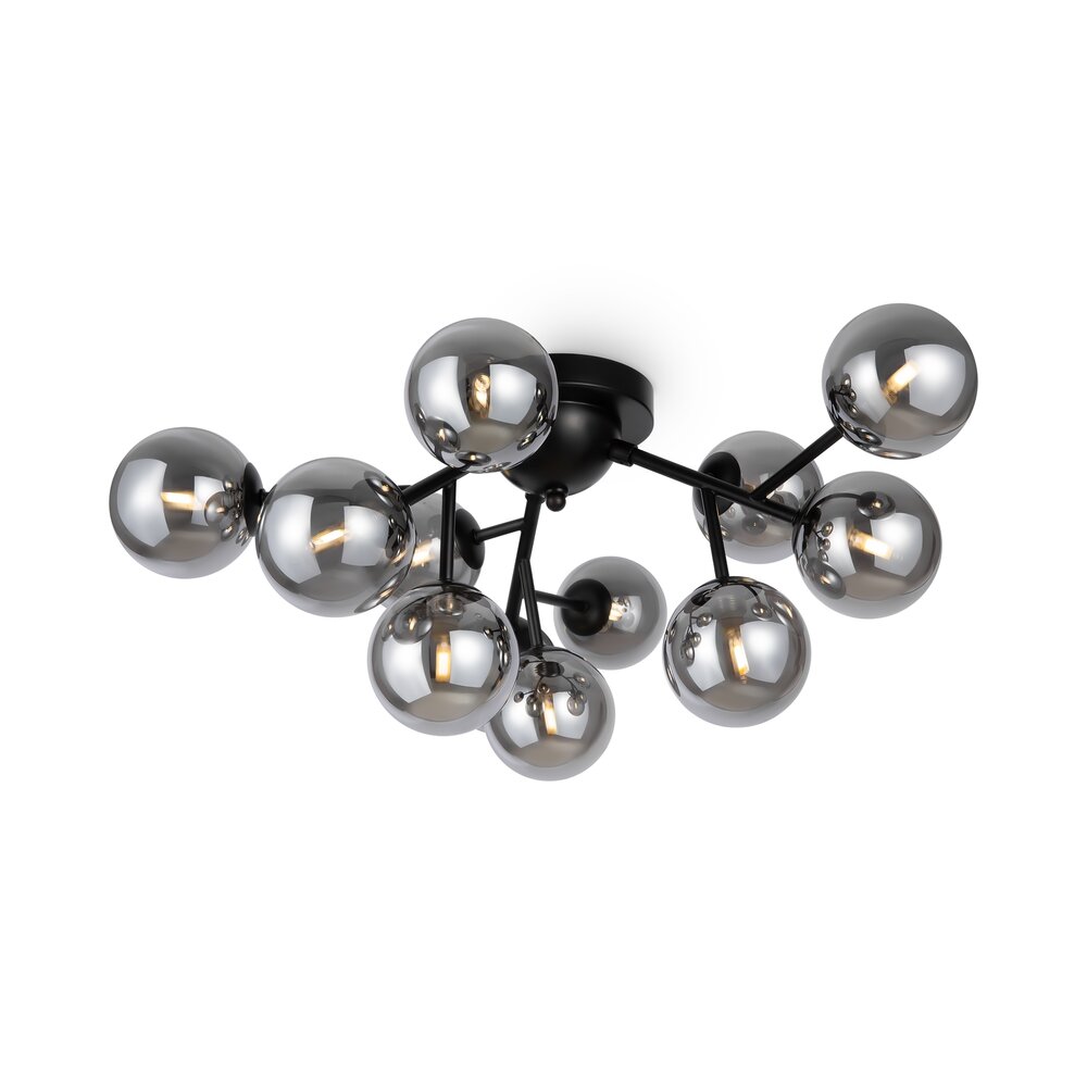 Plafoniera Maytoni Dallas negru/negru 12 becuri