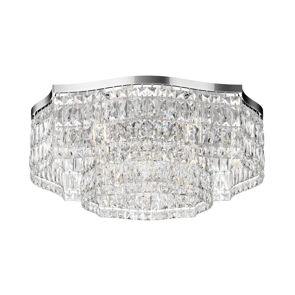 Plafoniera Maytoni Dune crom/transparent 10 becuri