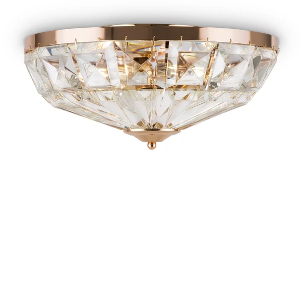 Plafoniera Maytoni Facet auriu/transparent 4 becuri picture - 3