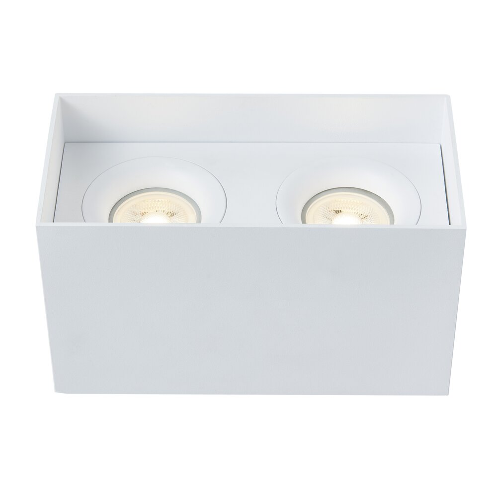 Plafoniera Maytoni Slim alb 2 becuri 13 x 20.5 cm