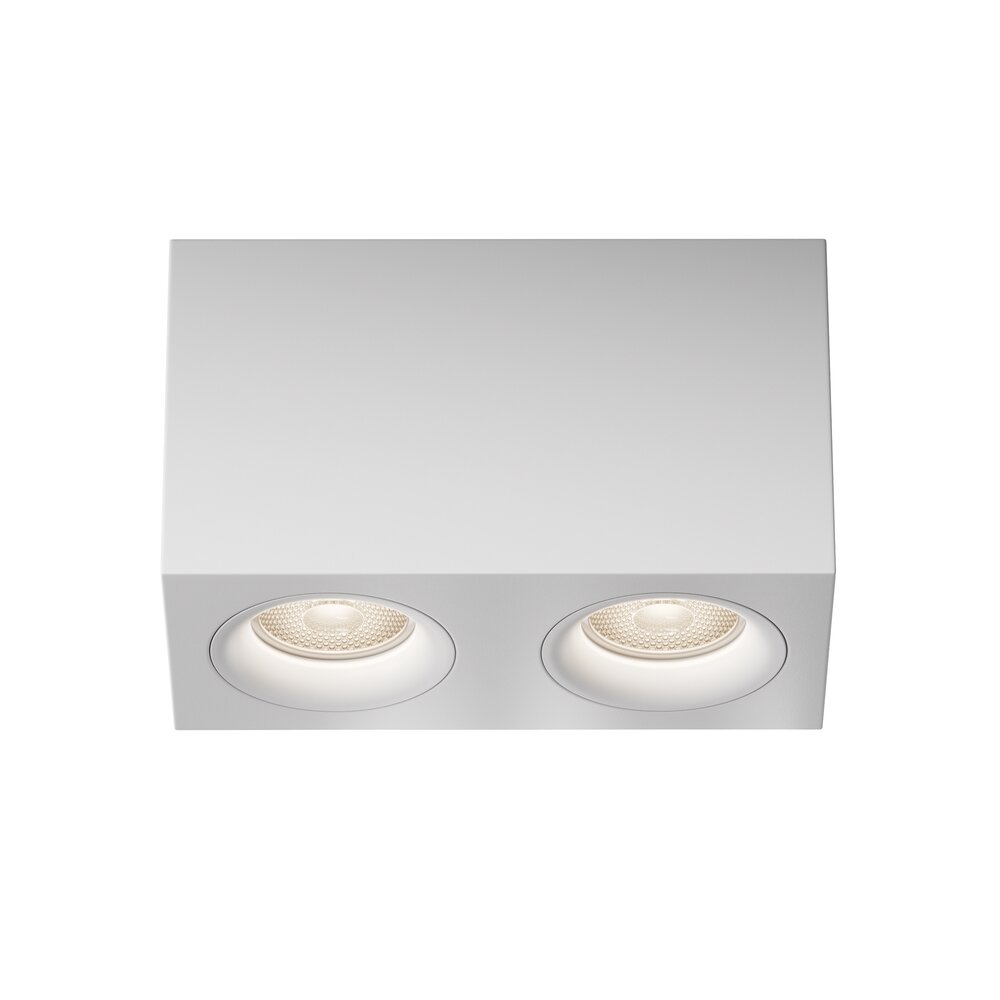 Plafoniera Maytoni Slim alb 2 becuri 13 x 21 cm