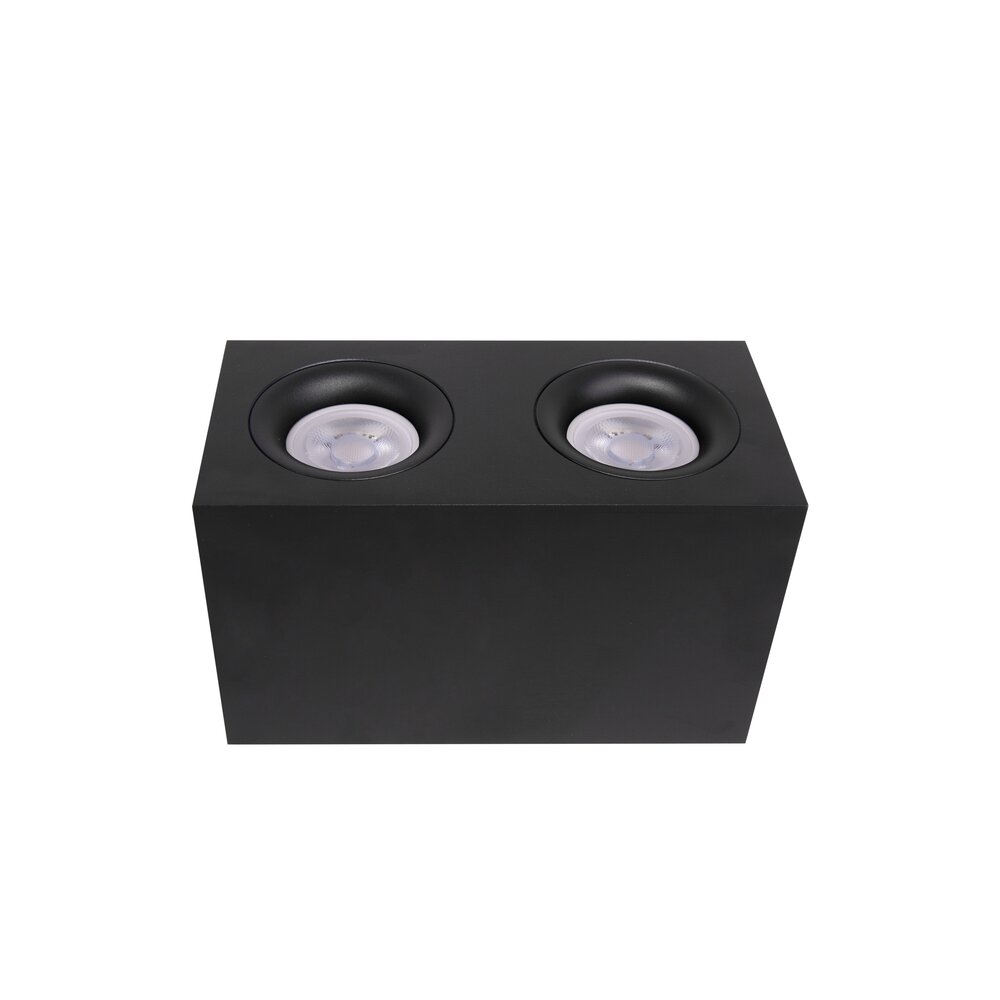 Plafoniera Maytoni Slim negru 2 becuri 21 x 13 cm