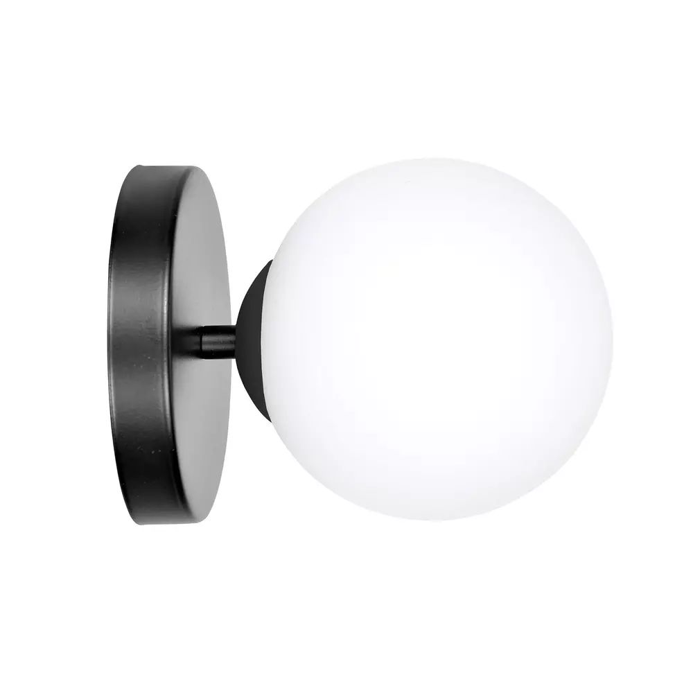 Aplica Emibig Halldor 1 negru/alb