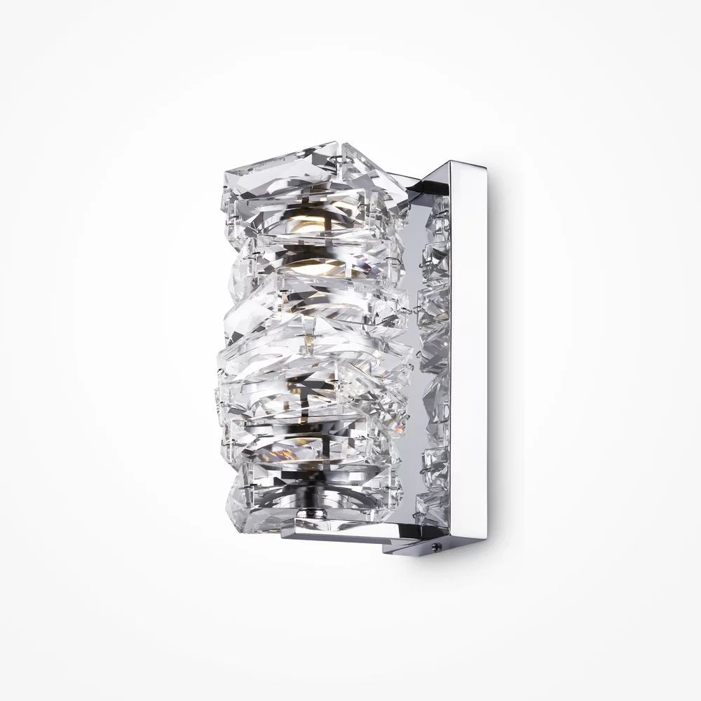 Aplica Maytoni Coil crom/alb LED