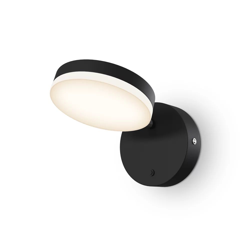 Aplica Maytoni Fad negru/negru LED 12.5 x 15 cm