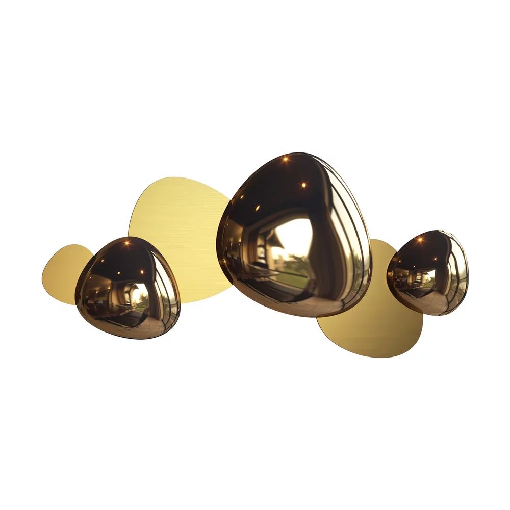 Aplica Maytoni Jackstone auriu/alb LED x 3