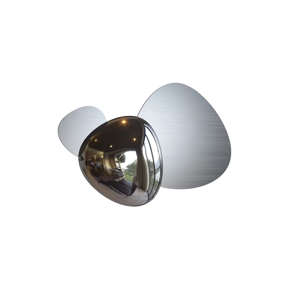 Aplica Maytoni Jackstone nichel/alb LED