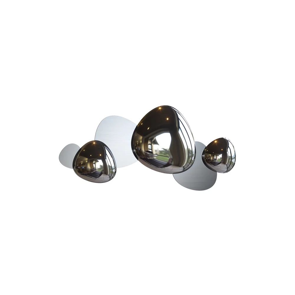 Aplica Maytoni Jackstone nichel/alb LED x 3