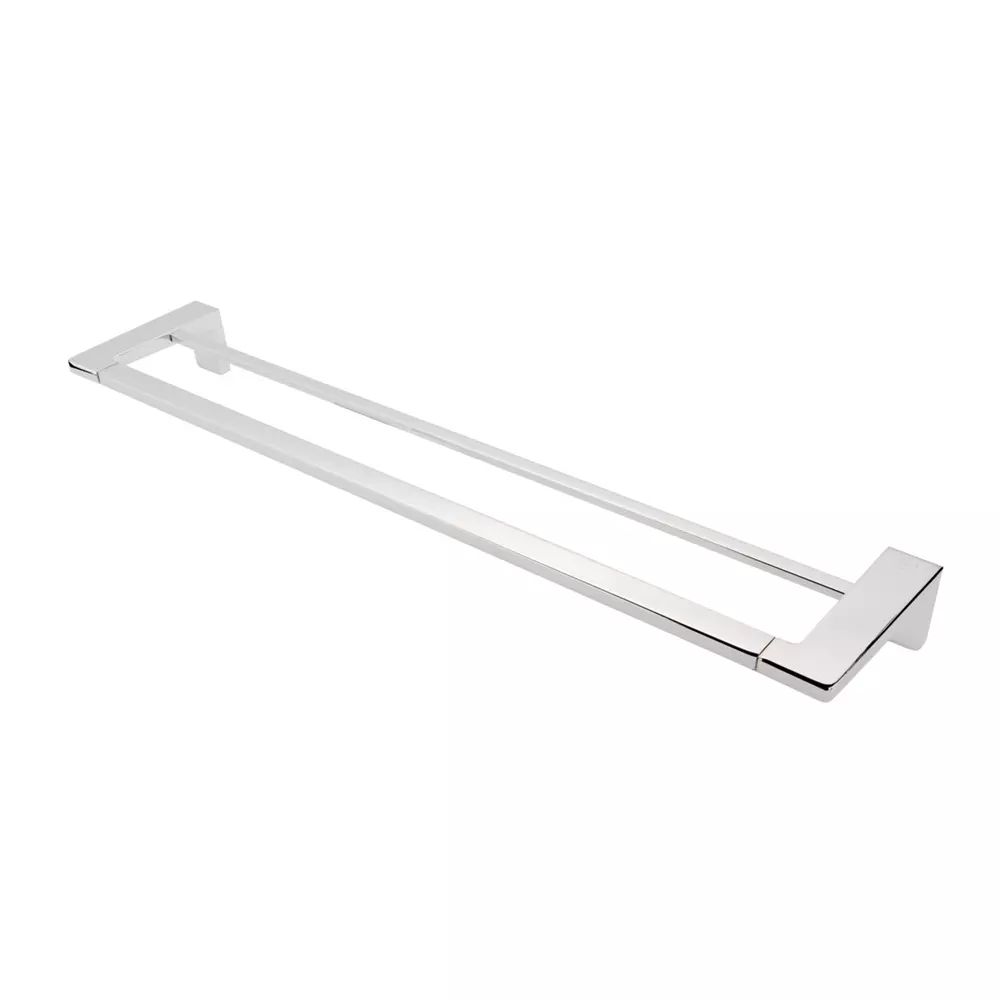 Bara dubla portprosop FDesign Piazza 60 cm crom lucios