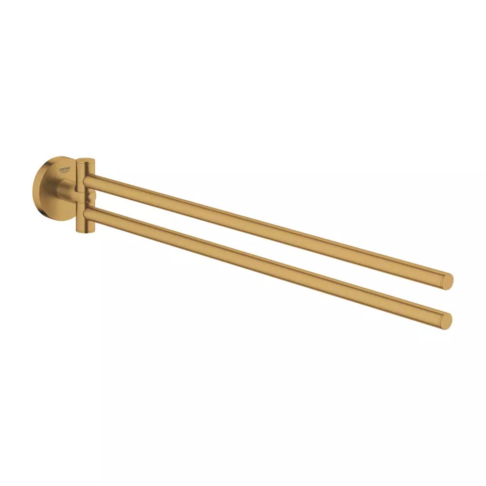 Bara dubla portprosop Grohe Essentials 44 cm auriu periat Cool Sunrise
