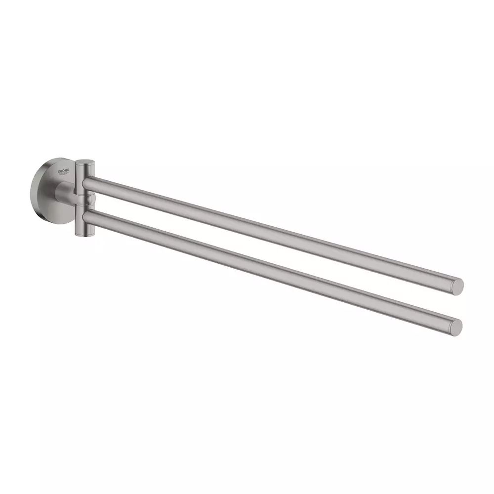 Bara dubla portprosop Grohe Essentials 44 cm crom periat Supersteel
