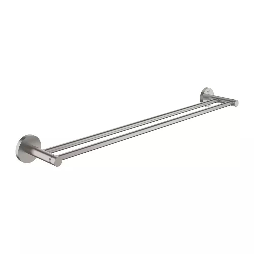 Bara dubla portprosop Grohe Essentials 60 cm crom periat Supersteel